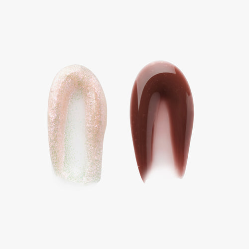 Aura + Molten | High Shine Mini Lip Gloss Duo Swatch