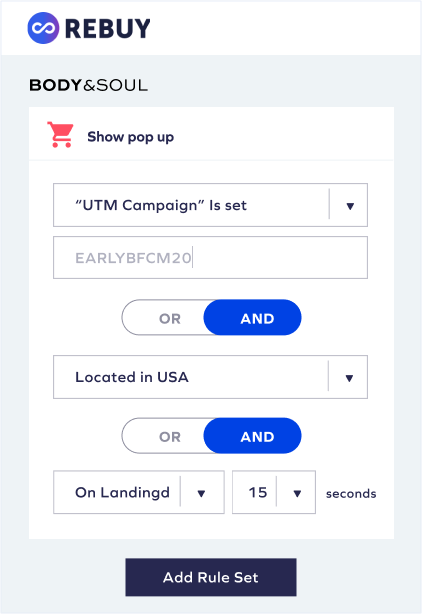 Personalize the on-site experience and recommendations to fit the right type of audience, based on Yotpo UTMs.